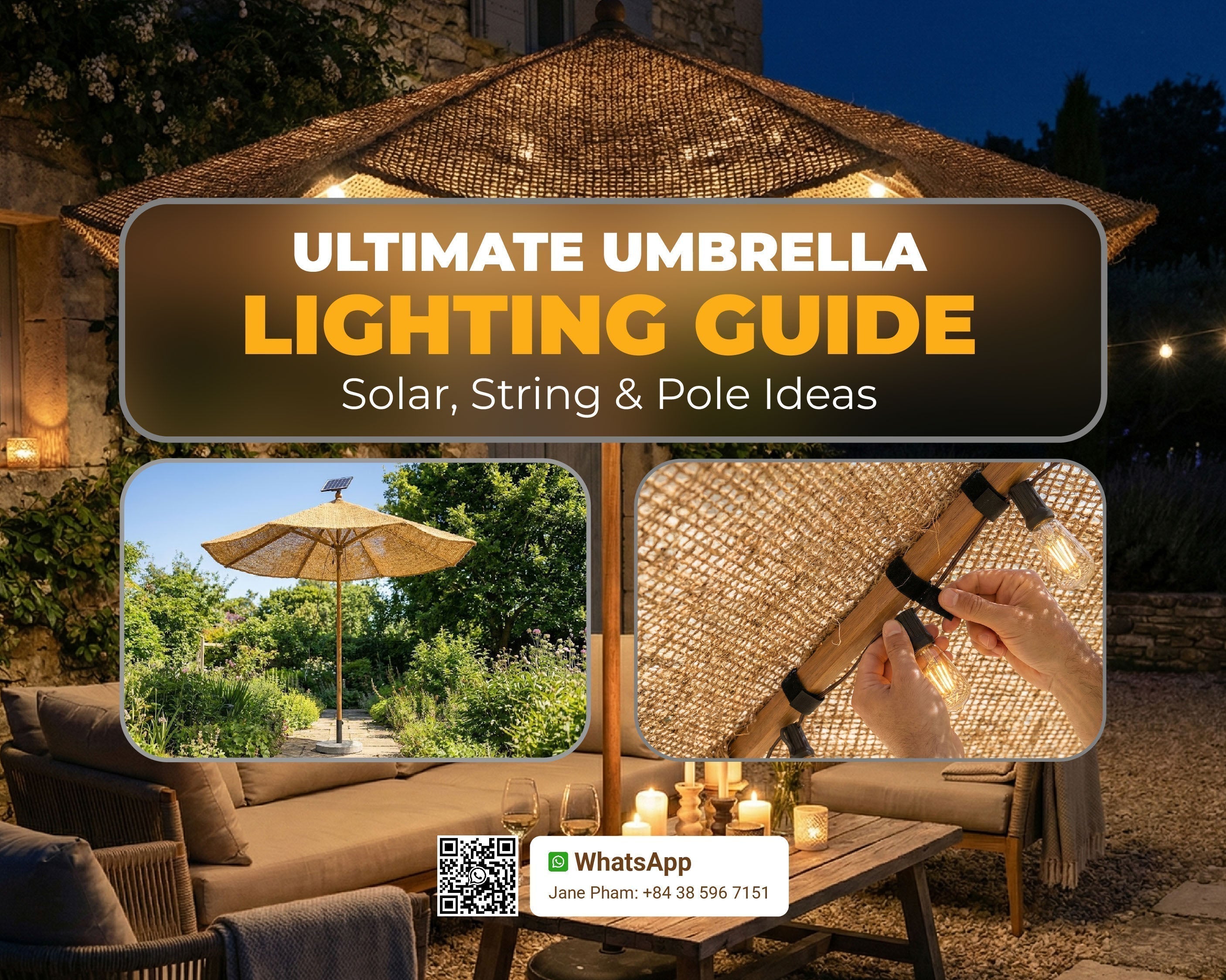 best solar lights for patio umbrella Yescom with Remote 9-10ft 8-Rib (4.75ft) resistant polyester and aluminum steel construction makes this umbrella the perfect addition to any backyard The 10 Best Patio Umbrellas