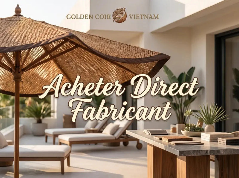 5 Raisons D'Acheter Un Parasol En Fibre De Coco Auprès D'Un Fabricant - Golden Coir VietNam
