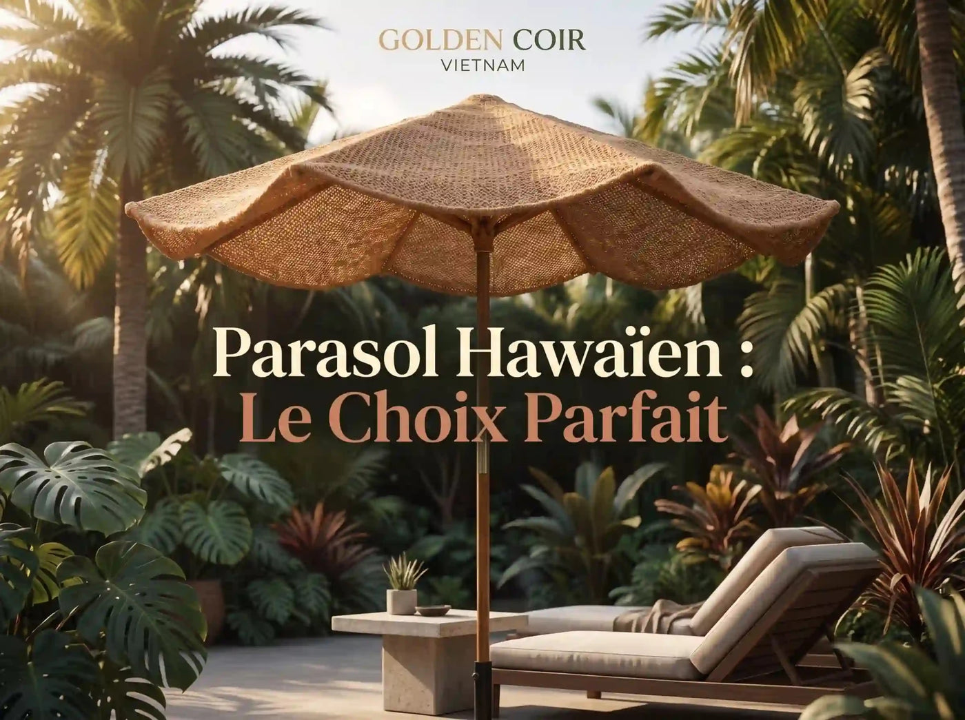 5 Secrets Pour Choisir Le Parasol Hawaïen Parfait - Golden Coir VietNam