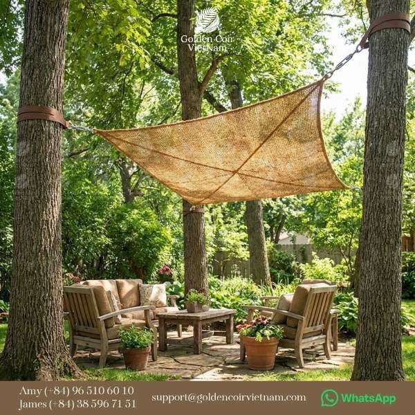 5 Simple Ways How To Mount A Sun Shade Sail - Golden Coir VietNam