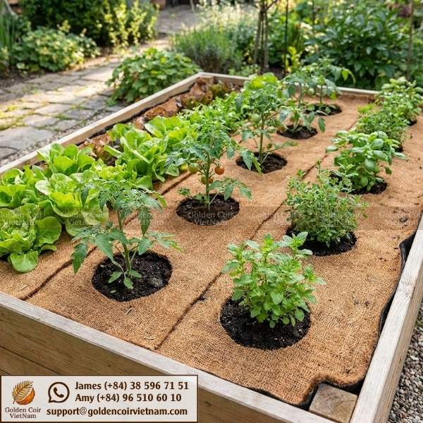 5 Utilisations Essentielles de la Toile Fibre Coco au Jardin - Golden Coir VietNam