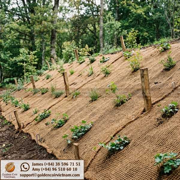 5 Utilisations Ingénieuses de la Toile Coco au Jardin - Golden Coir VietNam