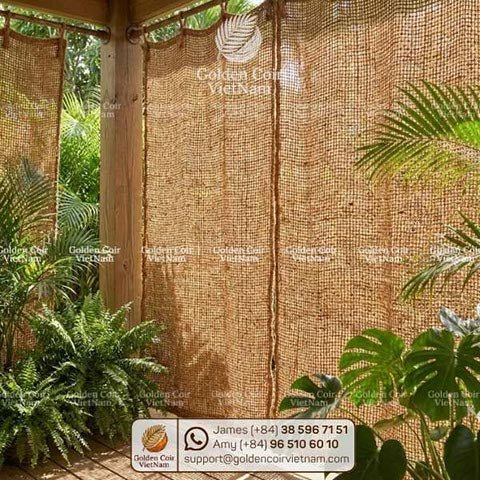 5 Ways to Hang Curtains Around a Patio - Golden Coir VietNam
