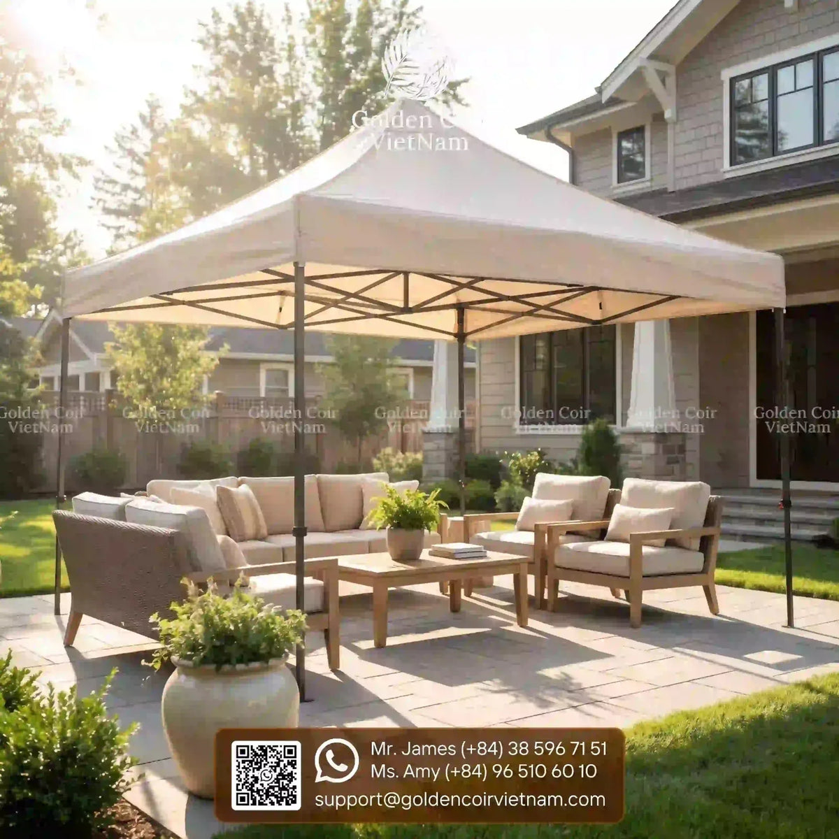 7 Best 8x10 Canopies for Camping, Events and Outdoor Comfort - Golden Coir VietNam