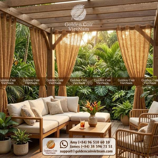 7 Custom Curtains for Sliding Glass Doors - Golden Coir VietNam