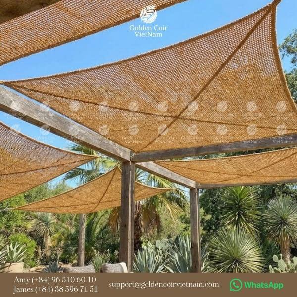 7 Raisons de Choisir une Toile d'Ombrage en Coco Durable - Golden Coir VietNam