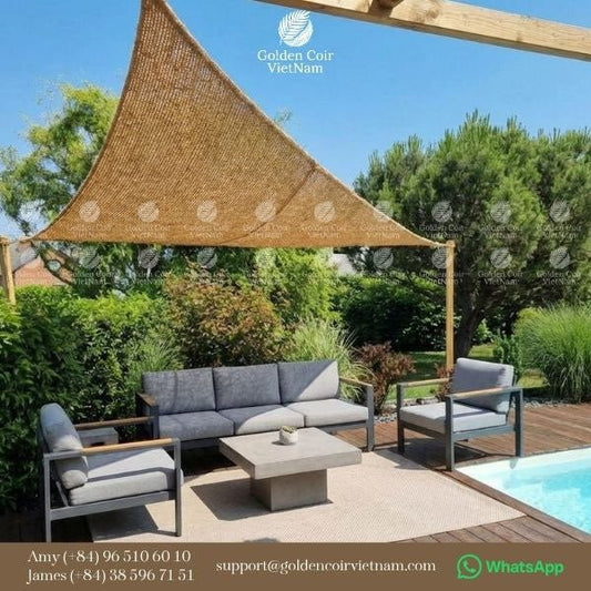 7 Steps To Install A Triangular Shade Sail Securely - Golden Coir VietNam