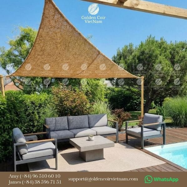 7 Steps To Install A Triangular Shade Sail Securely - Golden Coir VietNam