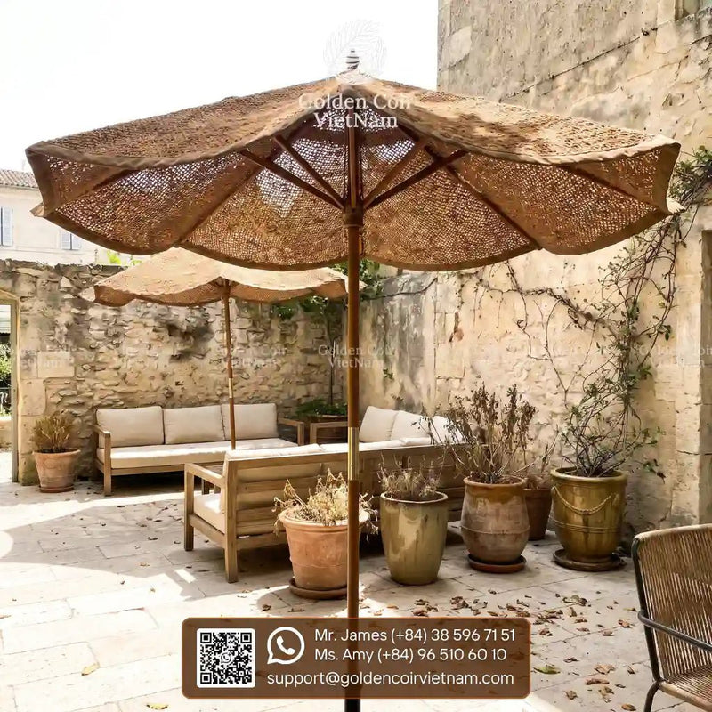 Beach Umbrella Suppliers For Custom Orders - Golden Coir VietNam
