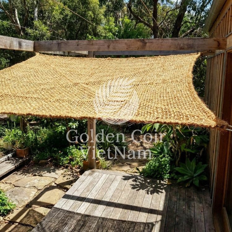 Best Coir Sun Shade Sails for Sustainable Patios and Gardens - Golden Coir VietNam