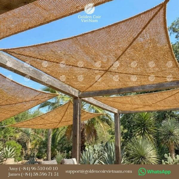 7 Raisons de Choisir une Toile d'Ombrage en Coco Durable