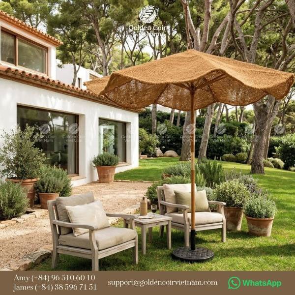 How Heavy Should A Parasol Base Be? - Golden Coir VietNam