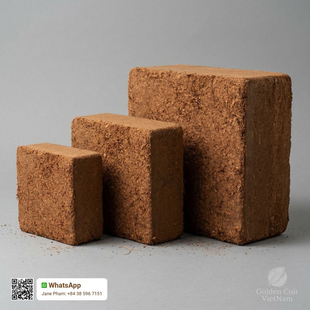 How Much Does a Brick of Coco Coir Weigh? - Golden Coir VietNam
