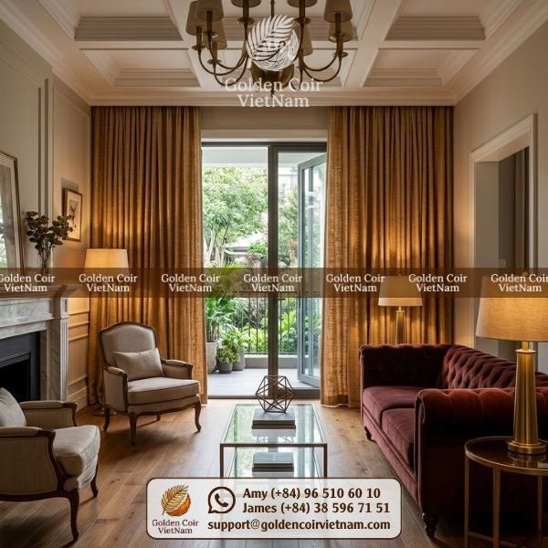 How to Choose the Right Curtains for a Room? 7 Easy Tips - Golden Coir VietNam
