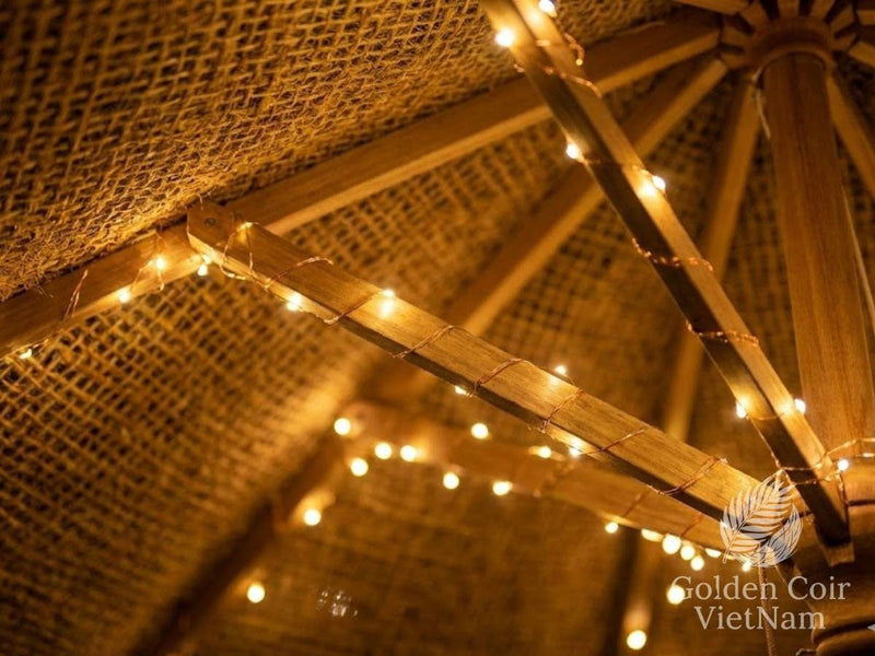 How to Hang String Lights for Patio Umbrella - Golden Coir VietNam