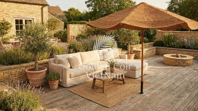 Parasol vs Umbrella and the Ultimate Shade Umbrella Guide for Patios - Golden Coir VietNam