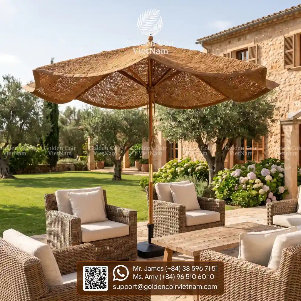 Tropical Patio Umbrellas Suppliers In VietNam - Golden Coir VietNam