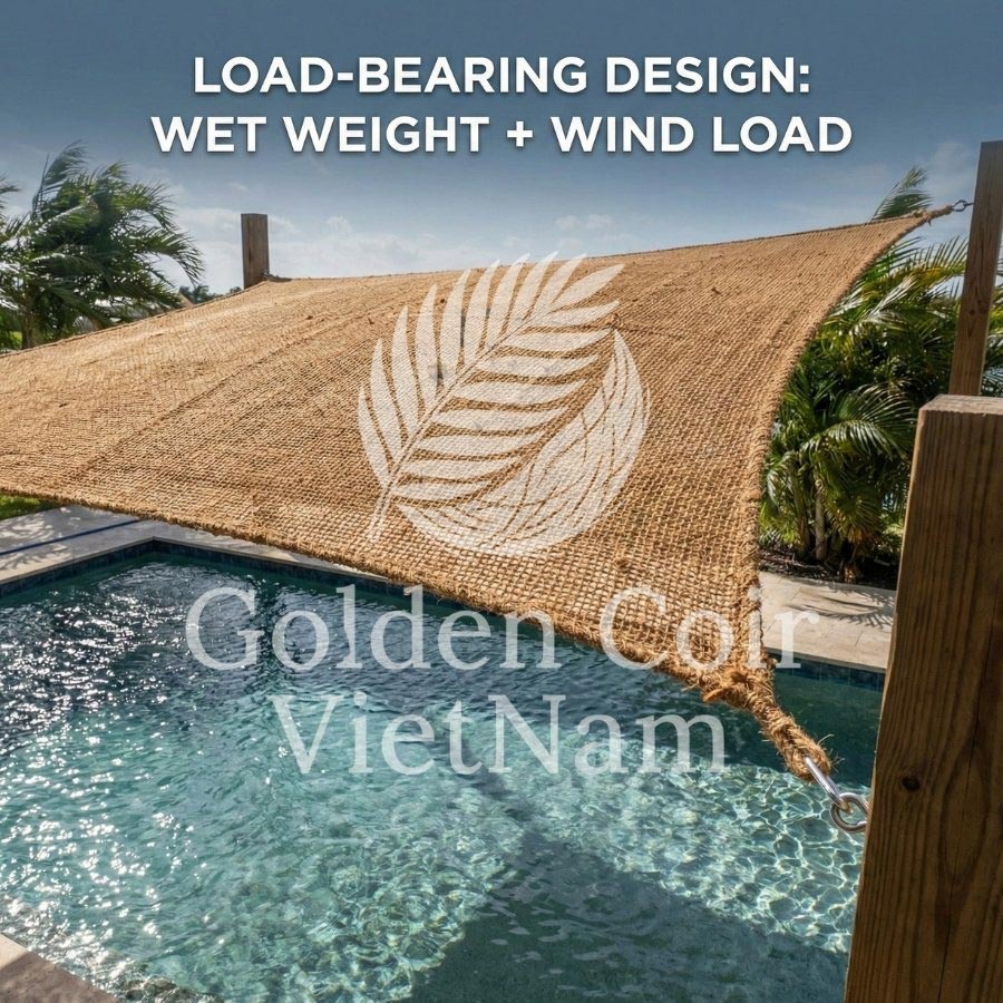 Ultimate Guide to Coir Shade Sail Canopy for Solar Pool and Patio Solutions - Golden Coir VietNam