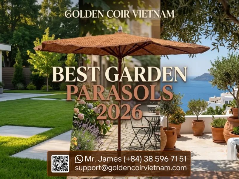 What are the best garden parasols for 2026? - Golden Coir VietNam