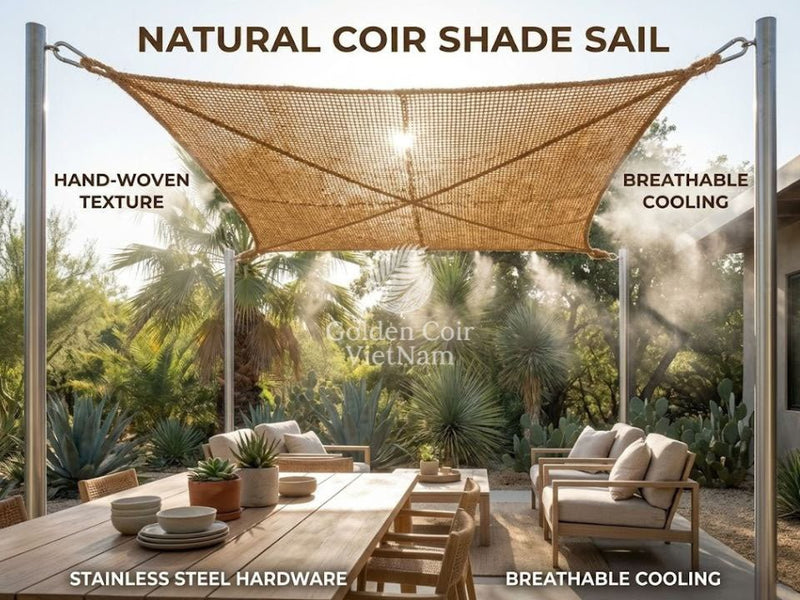 What Are the Best Garden Shade Canopy Ideas to Beat the Summer Heat? - Golden Coir VietNam