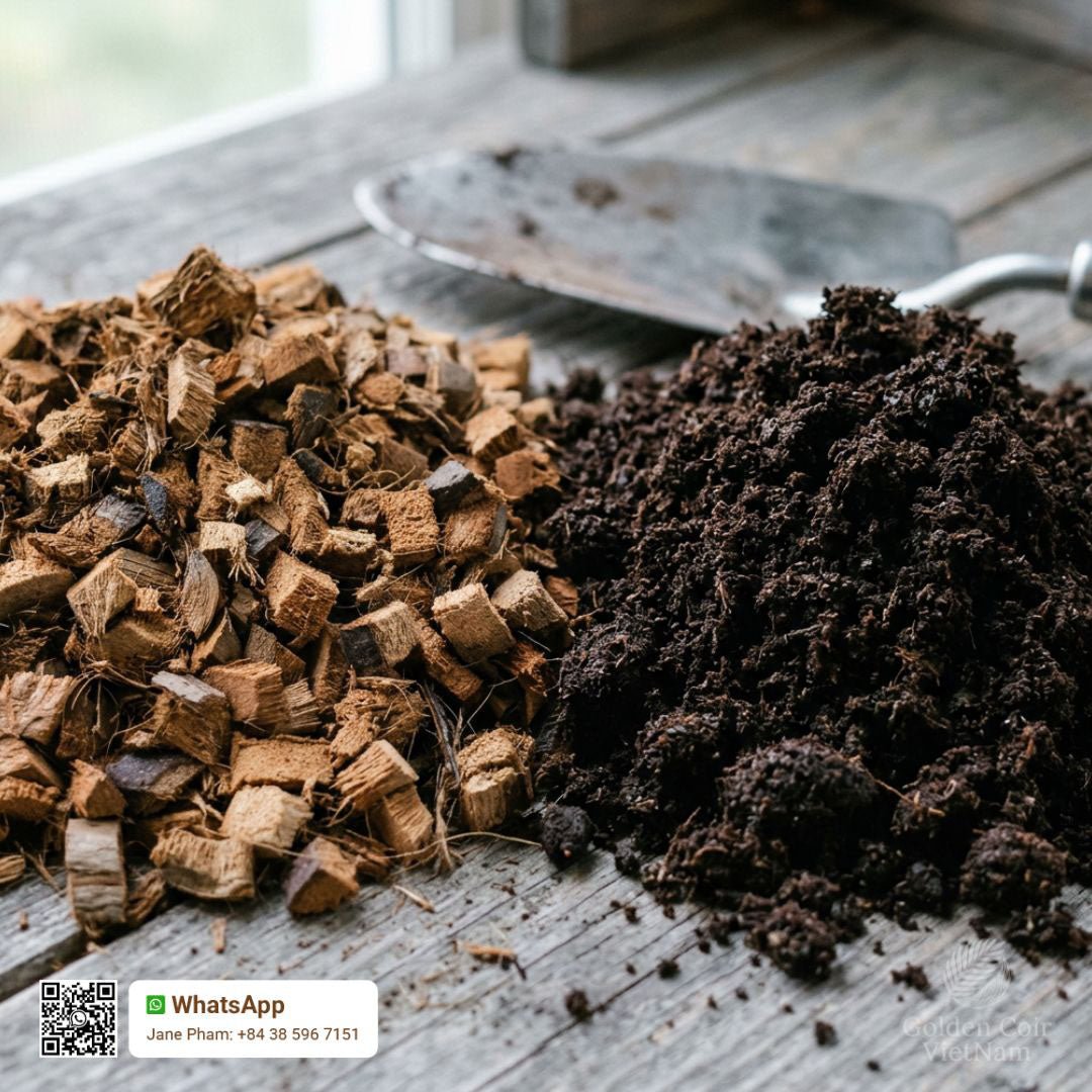 What Is Coco Chips And The 8 Ways It Replaces Peat Moss? - Golden Coir VietNam