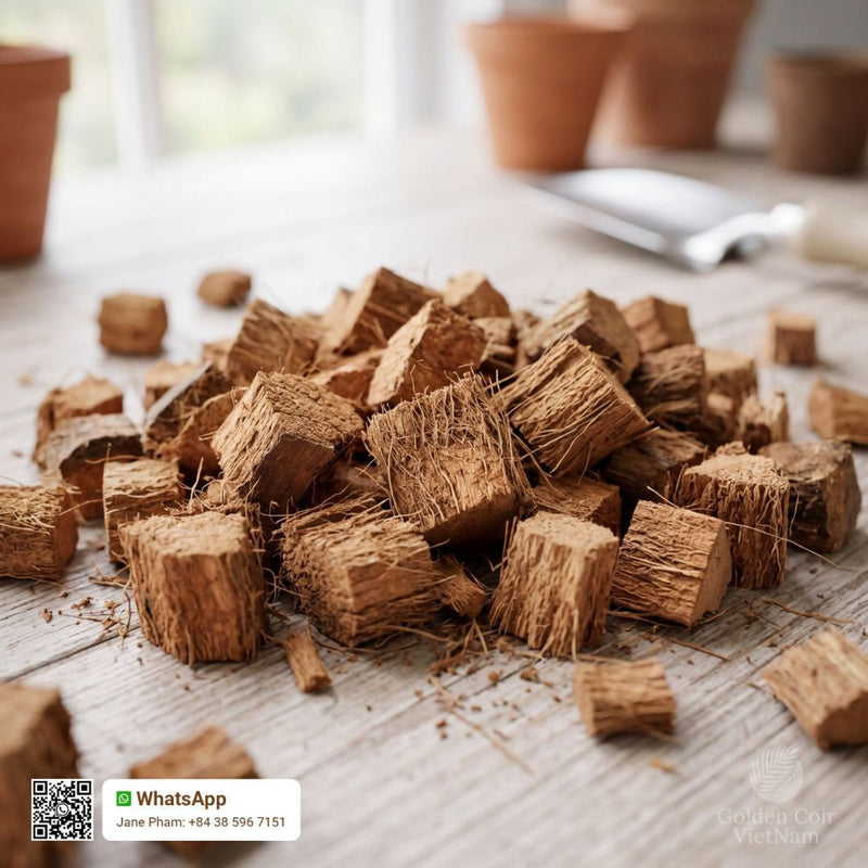 What is the difference coco coir chip and croutons and 5 ways to use them? - Golden Coir VietNam