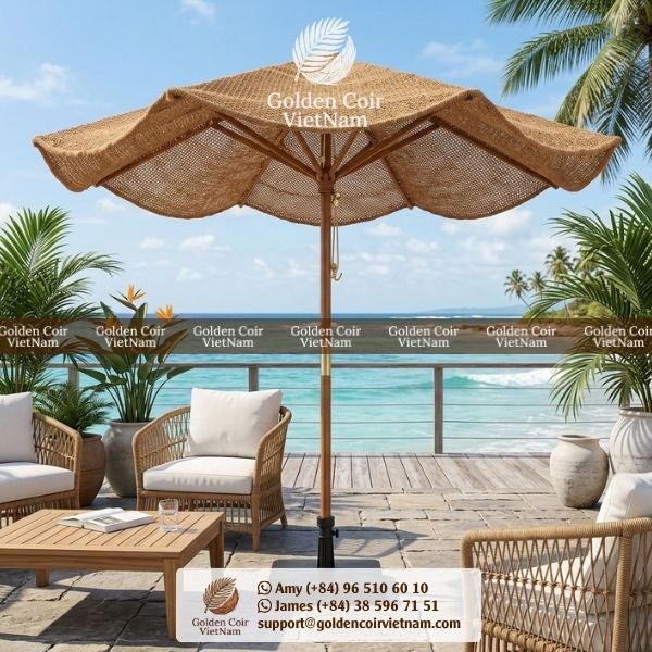 What wind speed can an umbrella handle? - Golden Coir VietNam