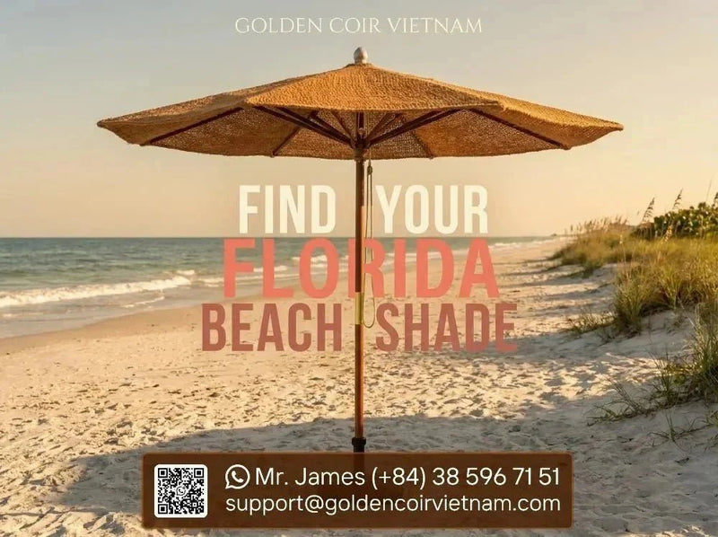 Where can I get a beach umbrella in Florida? - Golden Coir VietNam