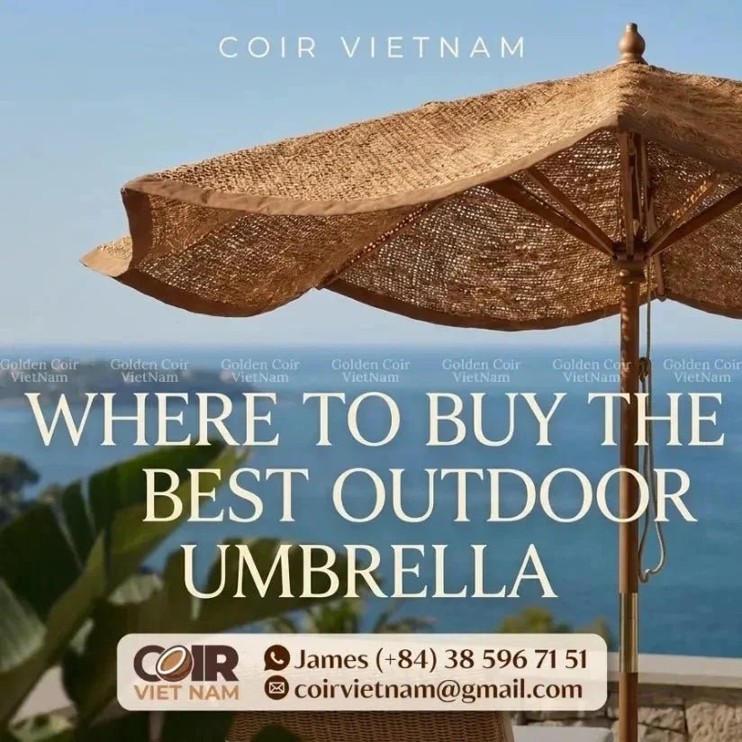 Where is the best place to buy an outdoor umbrella? - Golden Coir VietNam