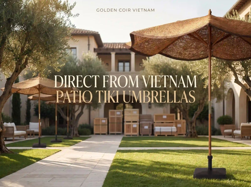 Patio Tiki Umbrella Factory In Vietnam
