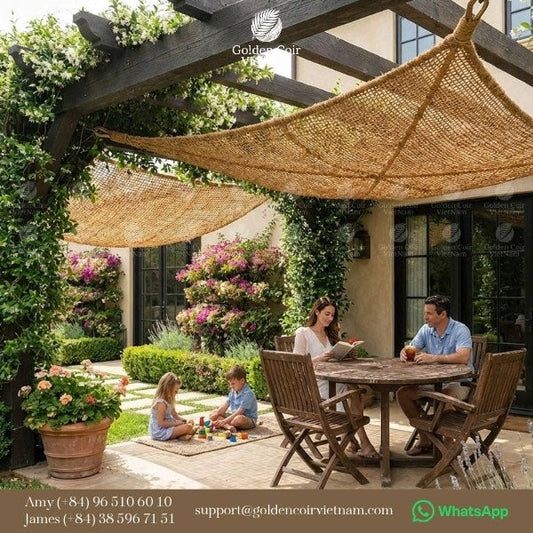 Why Do People Use Shade Sails? 10 Benefits for Your Yard - Golden Coir VietNam