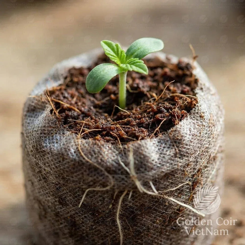 Coco Coir Pellets 35mm, Seed Starting Pellets for Root Development - Golden Coir VietNam