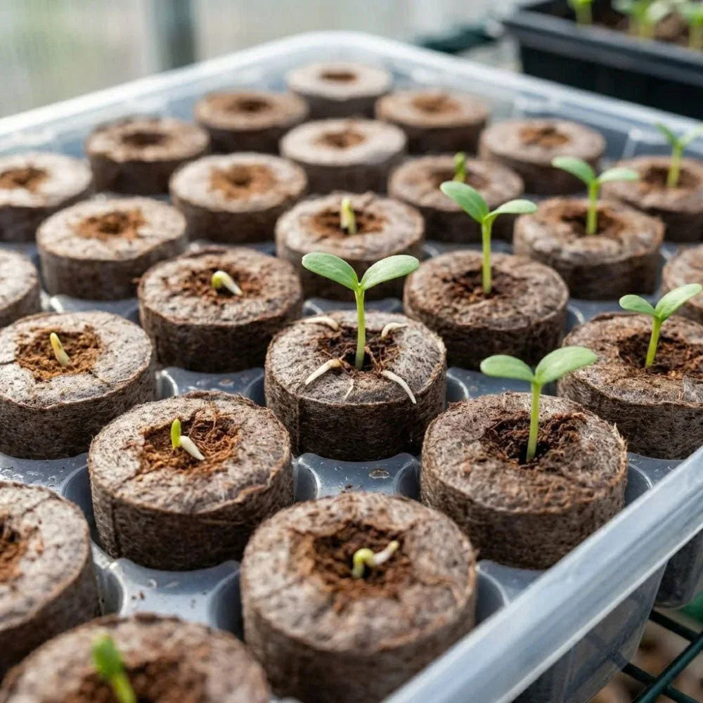 Coco Coir Pellets 35mm, Seed Starting Pellets for Root Development - Golden Coir VietNam