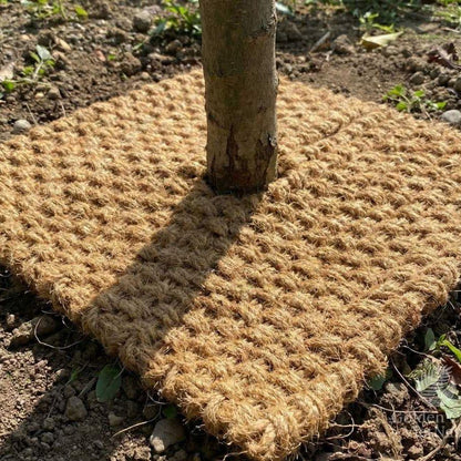 Coir Mulch Mat, Natural Weed Suppression, Moisture Retention - Golden Coir VietNam