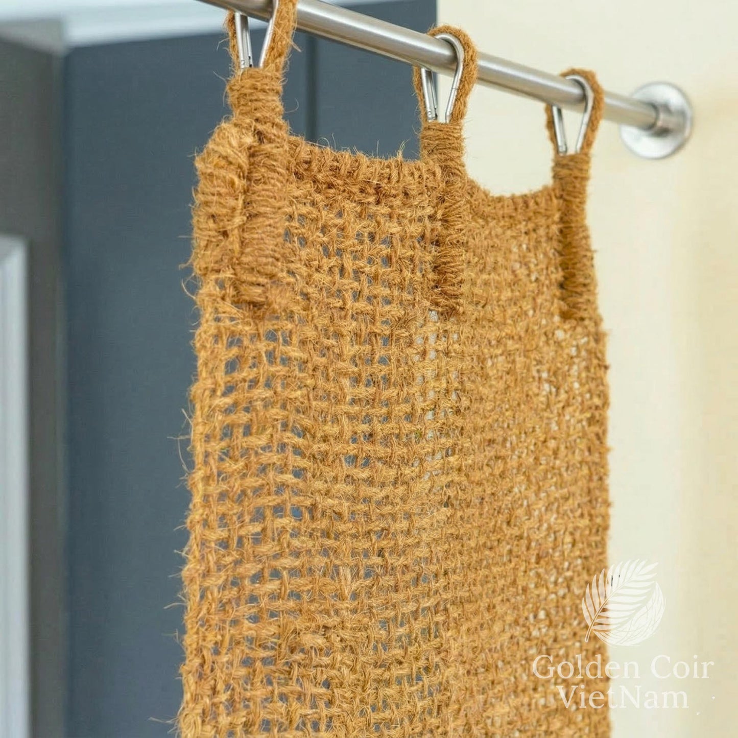 Premium Sliding Coir Curtain, 100% Natural & Eco-Friendly  | Tropical resort design
