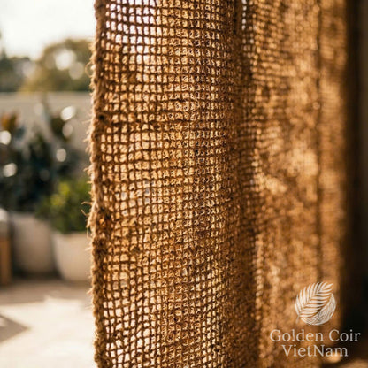 Coconut Curtains with Loop, Outdoor Curtains 6.5ft x 8.2ft for Mediterranean Style