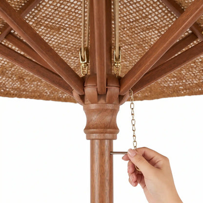 Premium  Round Coconut Umbrella | 100% Natural from Coir Fiber