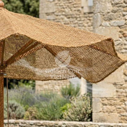 Round Coir Parasol | Coco Umbrella, 100% Natural