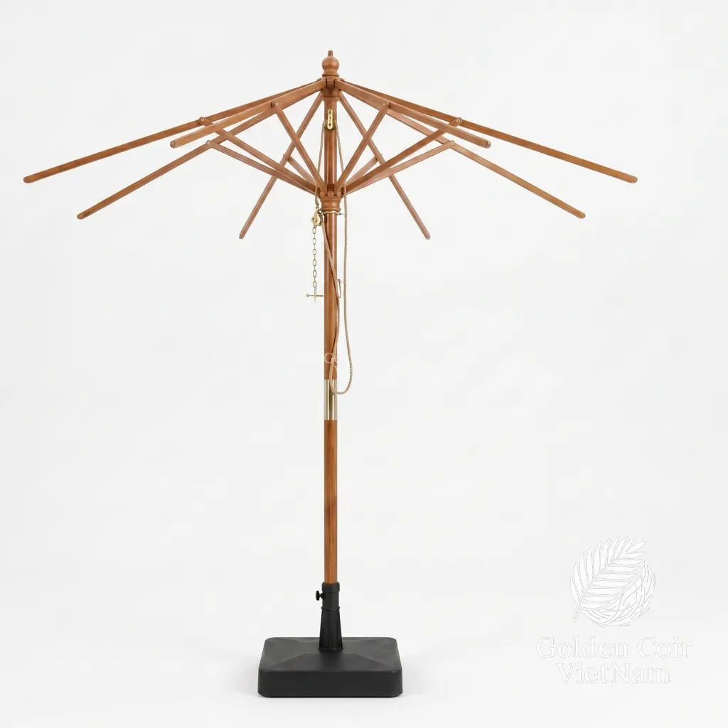 Patio umbrella Base - A part of Coir Parasol - Golden Coir VietNam
