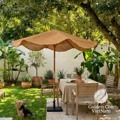Patio umbrella Base - A part of Coir Parasol - Golden Coir VietNam