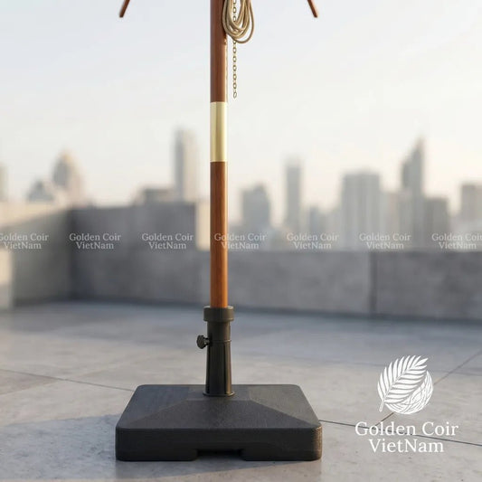 Patio umbrella Base - A part of Coir Parasol - Golden Coir VietNam